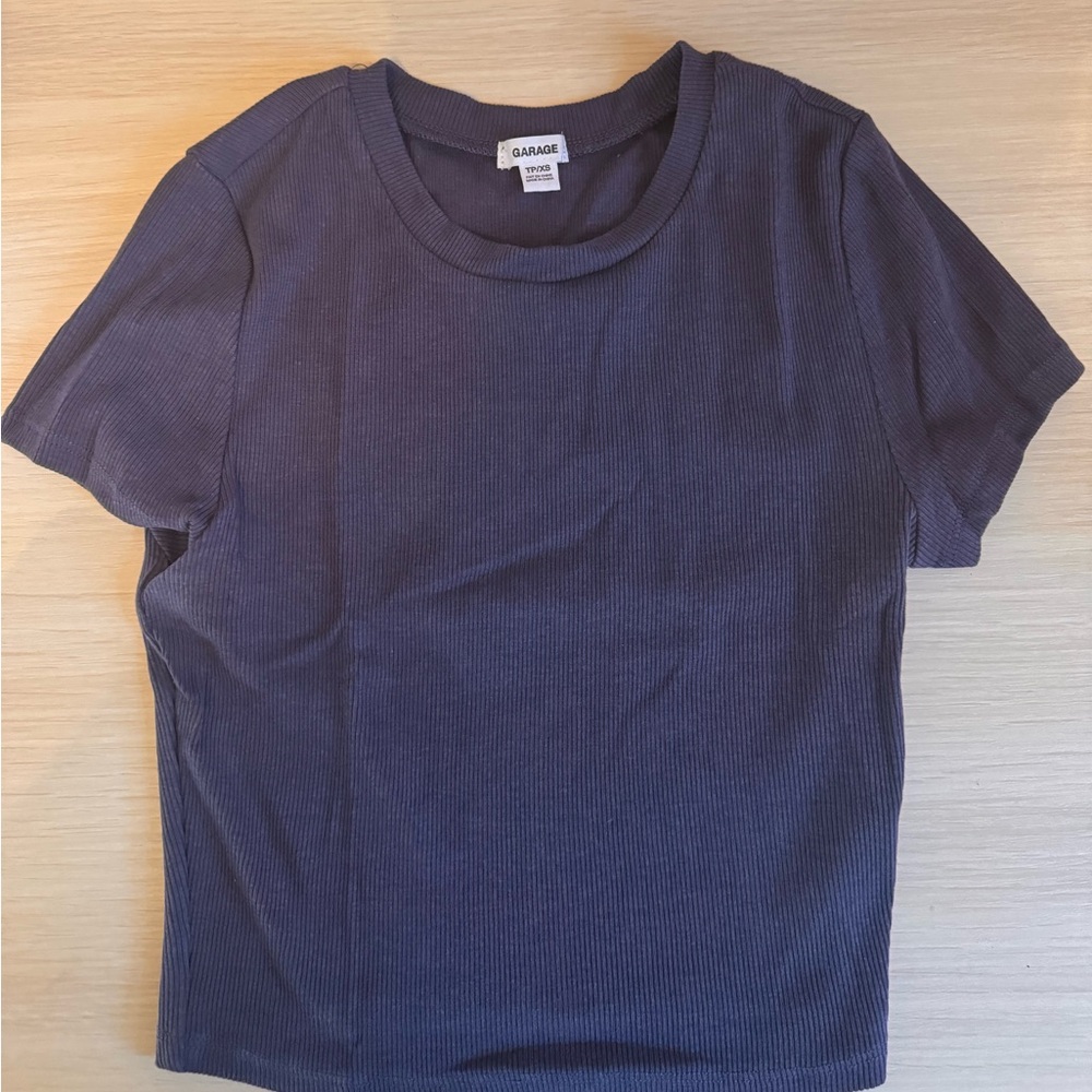 Garage plain blue t-shirt